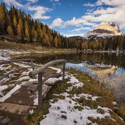 Lago d'Antorno , Italy