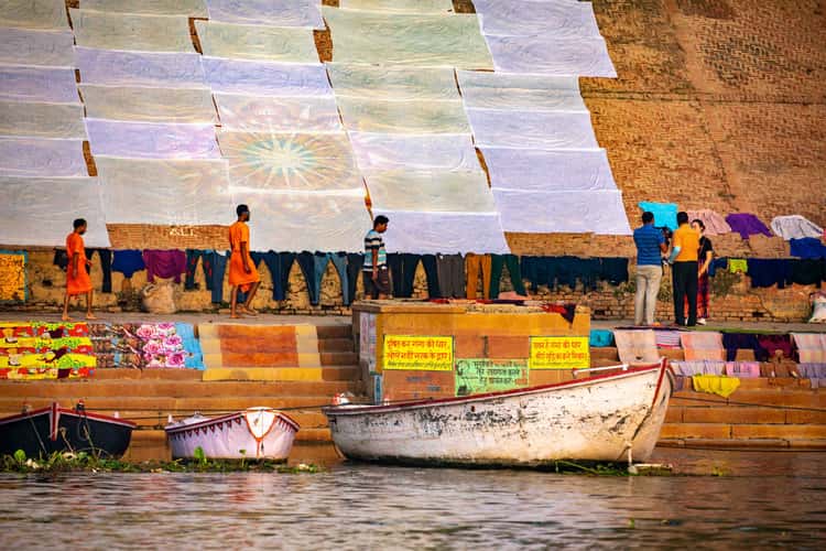 Laundry on The Ganges Varanasi