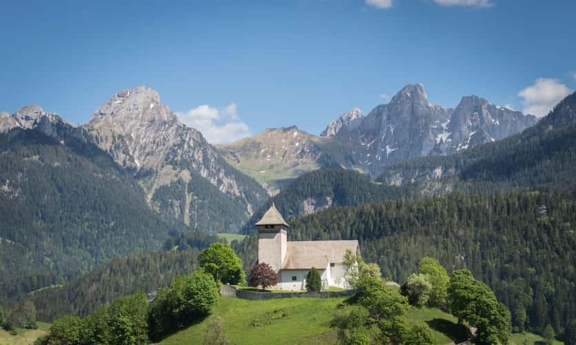 Le Temple - Chateau d‘Oex church