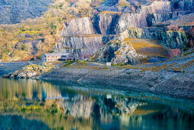 Llyn Peris and Slate mine