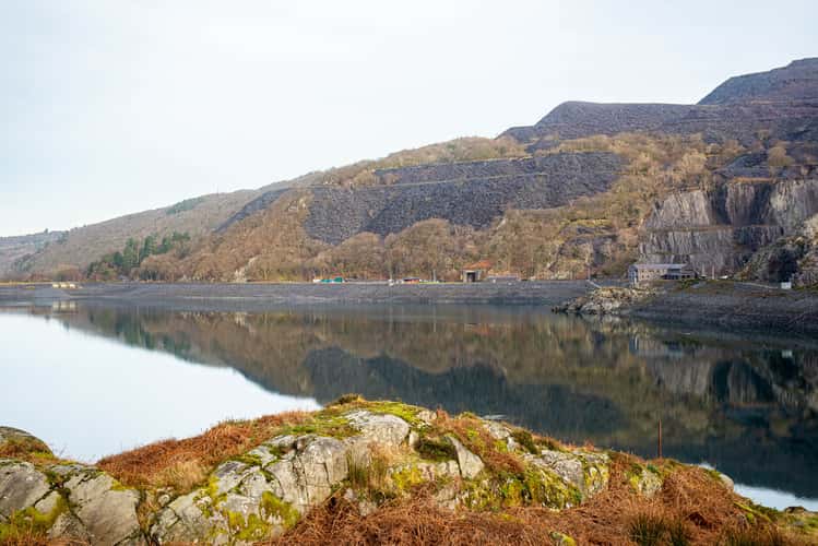Llyn Peris and Slate mine