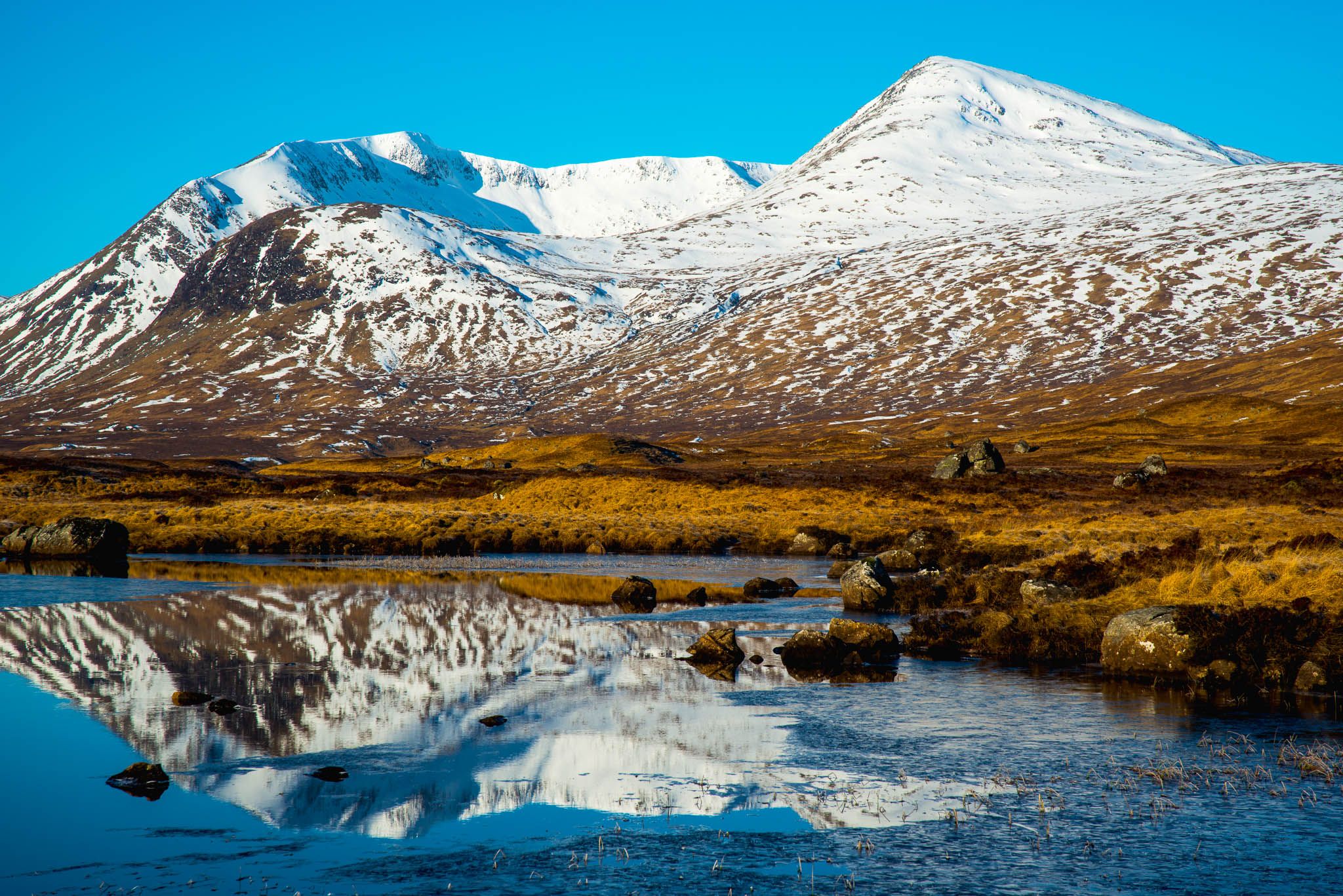 Loch Ba and hills, United Kingdom