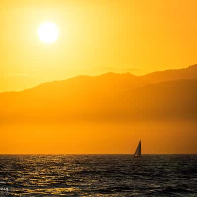 Malibu Hills Sunset, USA