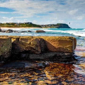 Mereweather Beach looking north, New South Wales, Australia