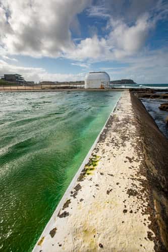 Merewether Beach Ocean pool & pump house NSW