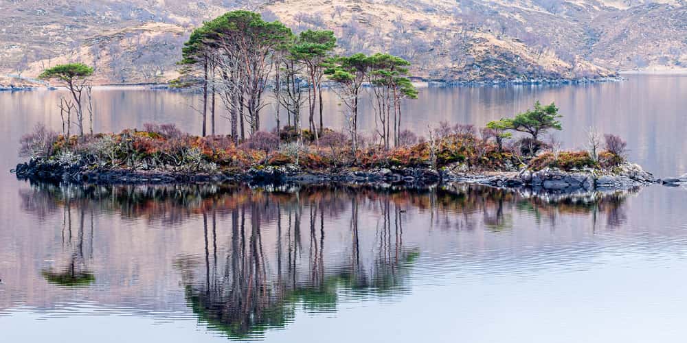 Mid Loch Assynt Layby and Islands