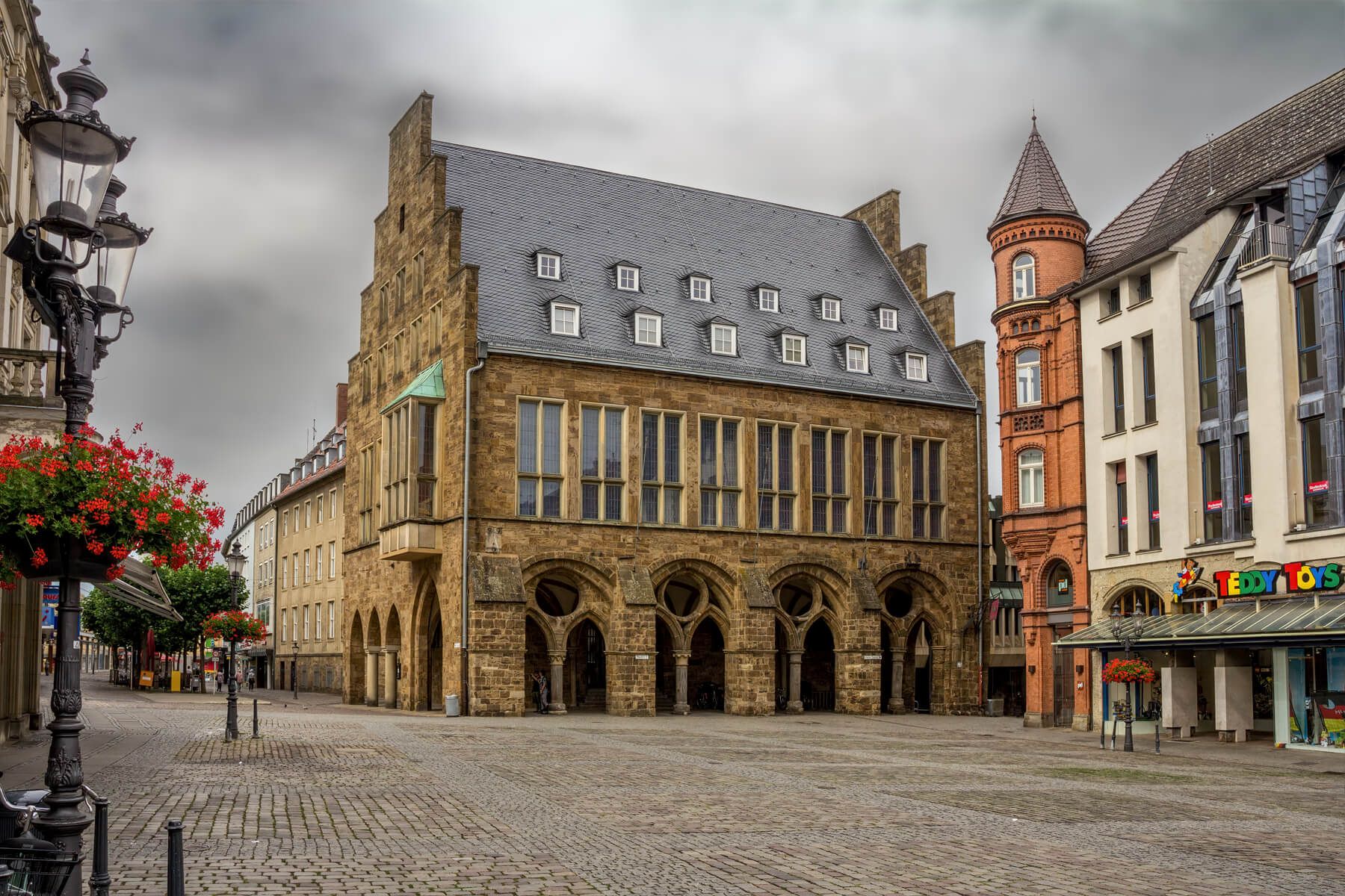 Market Square of Minden, Germany