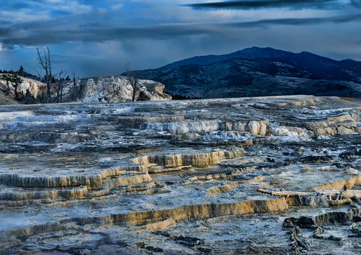 Minerva Terrace at Mammoth Hot Springs