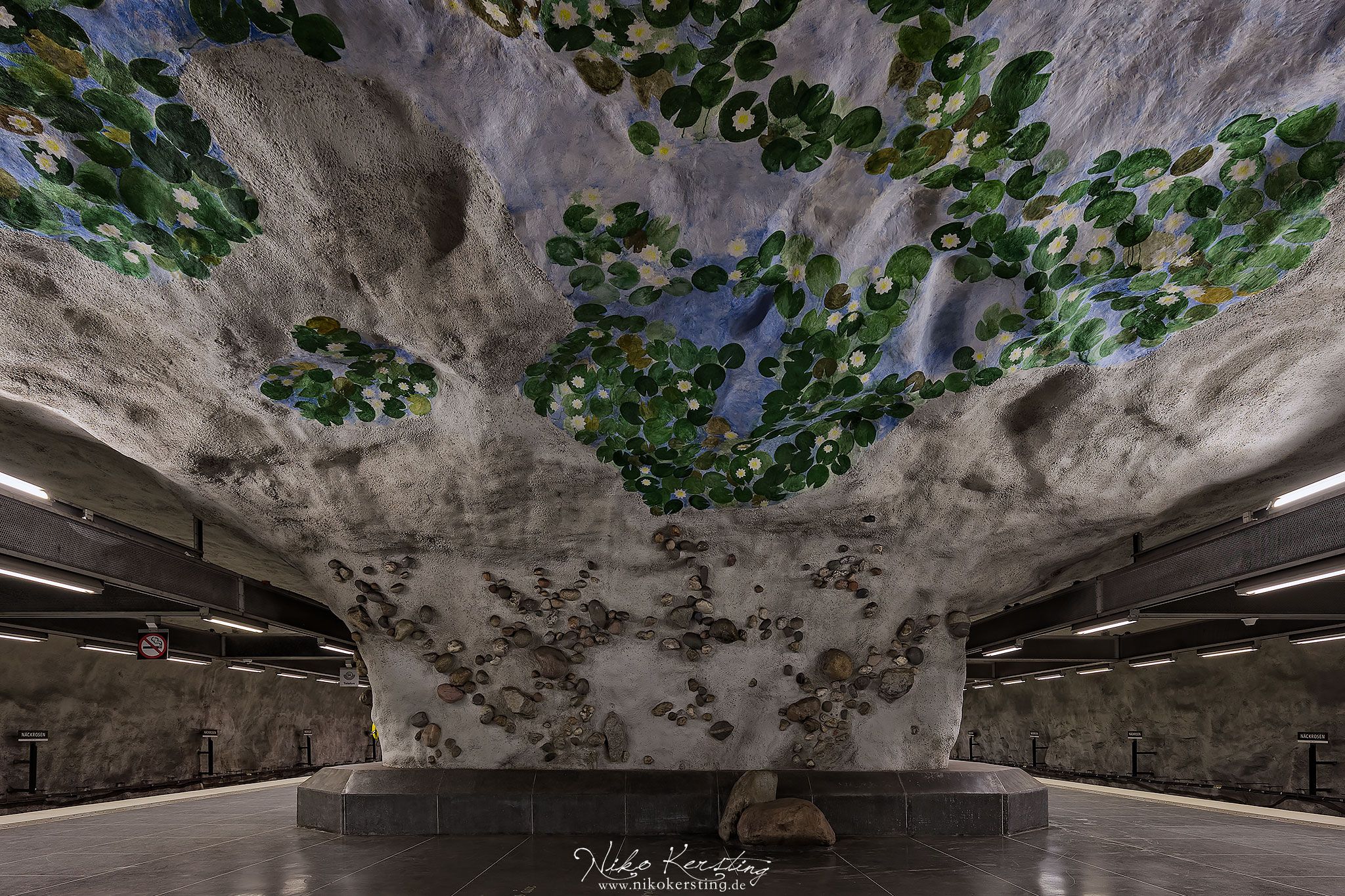 Näckrosen (Underground Station), Stockholm, Sweden