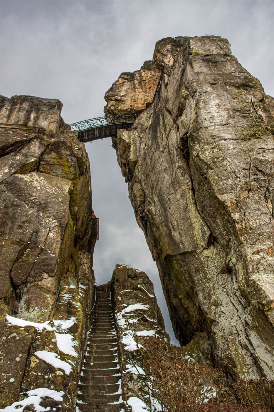 North view of Externsteine, Germany