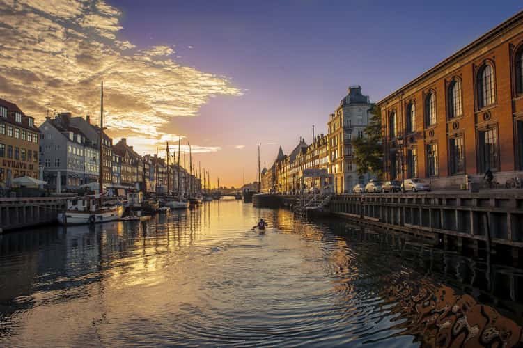 Sunrise in Nyhavn, Copenhagen