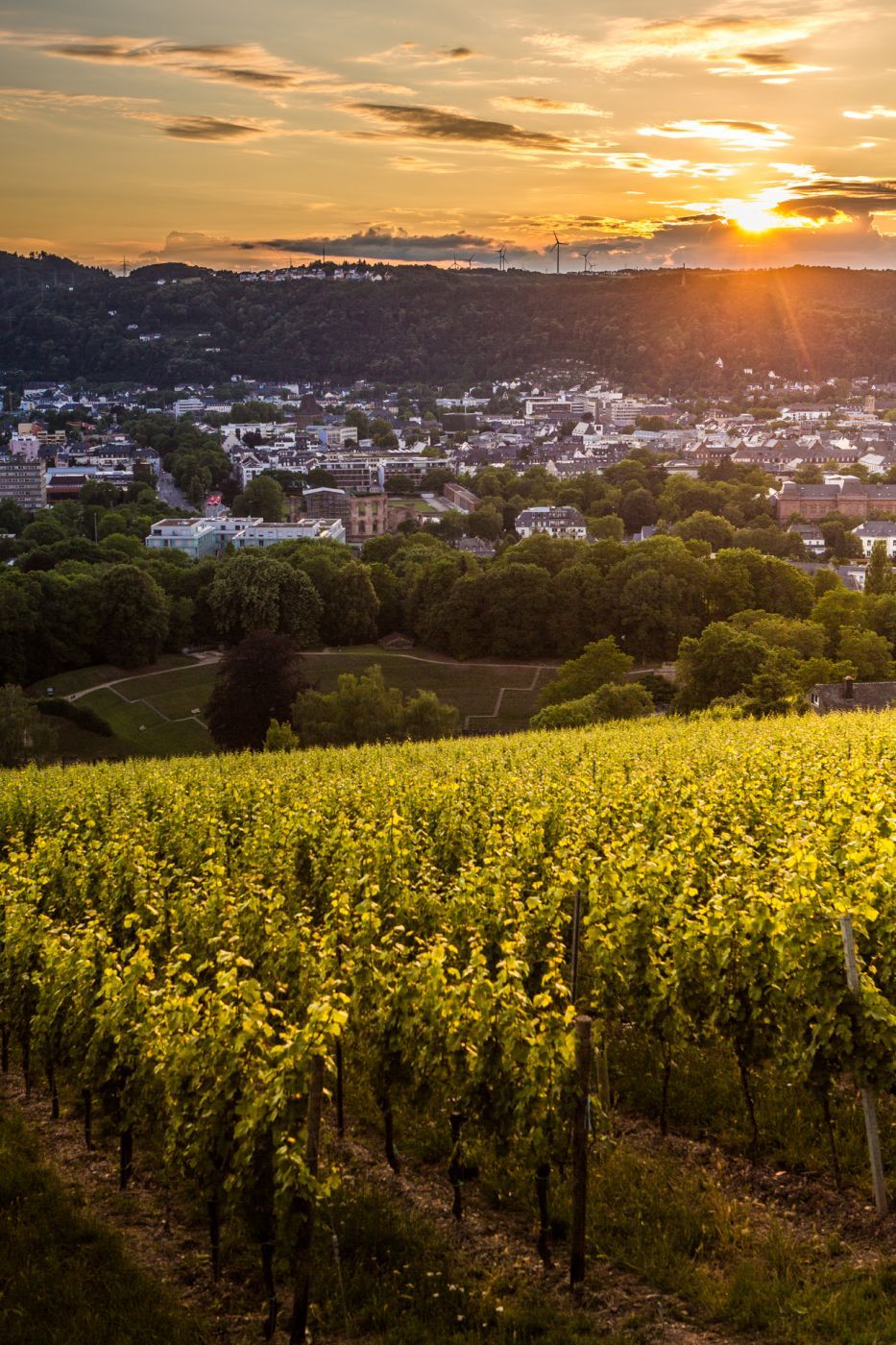 Petrisberg viewpoint, Trier, Germany