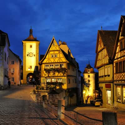 Plönlein, Rothenburg ob der Tauber, Germany