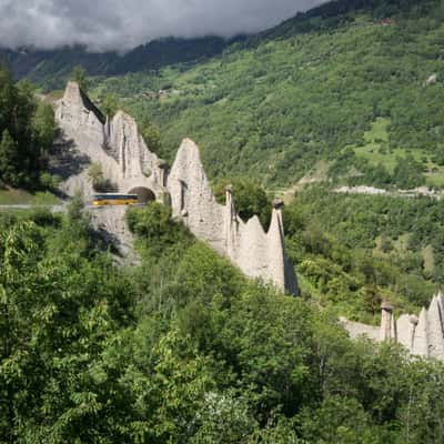 Pyramids of Euseigne, Switzerland