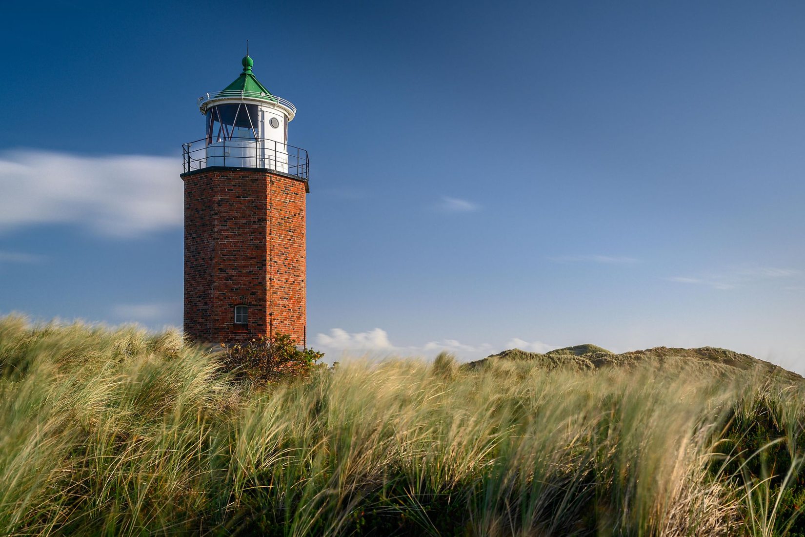 Lighthouse Quermarkenfeuer Rotes Kliff, Kampen, Germany