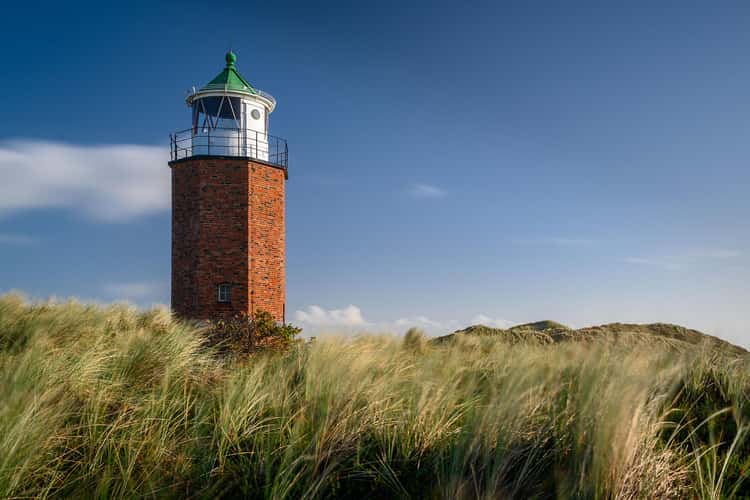 Lighthouse Quermarkenfeuer Rotes Kliff, Kampen