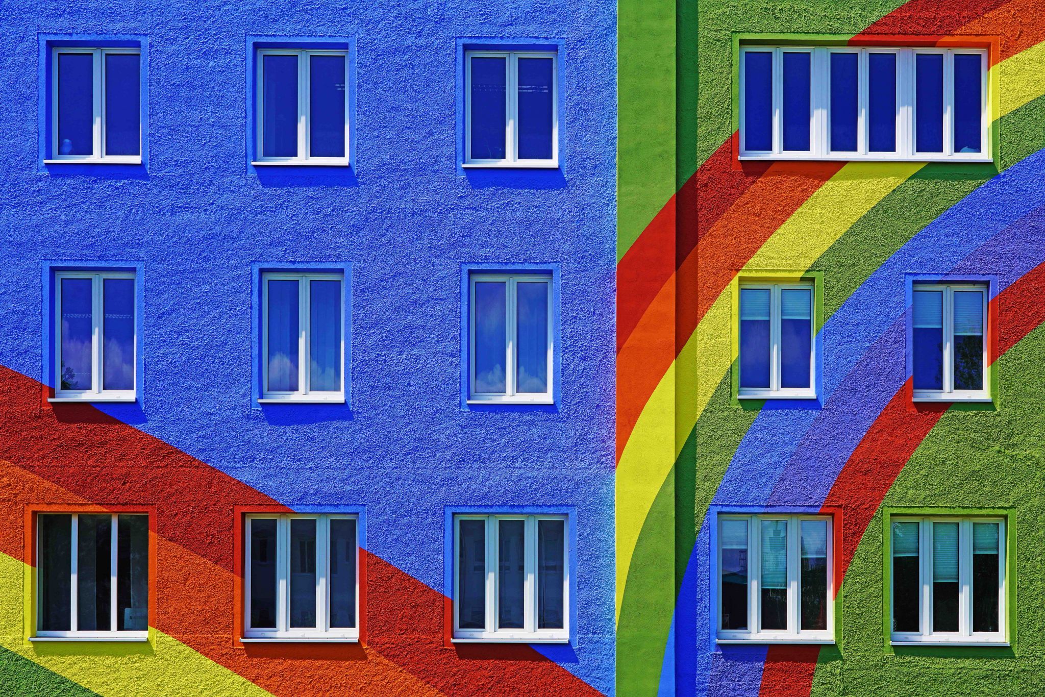 Rainbow House in Selb (Bavaria, Germany), Germany