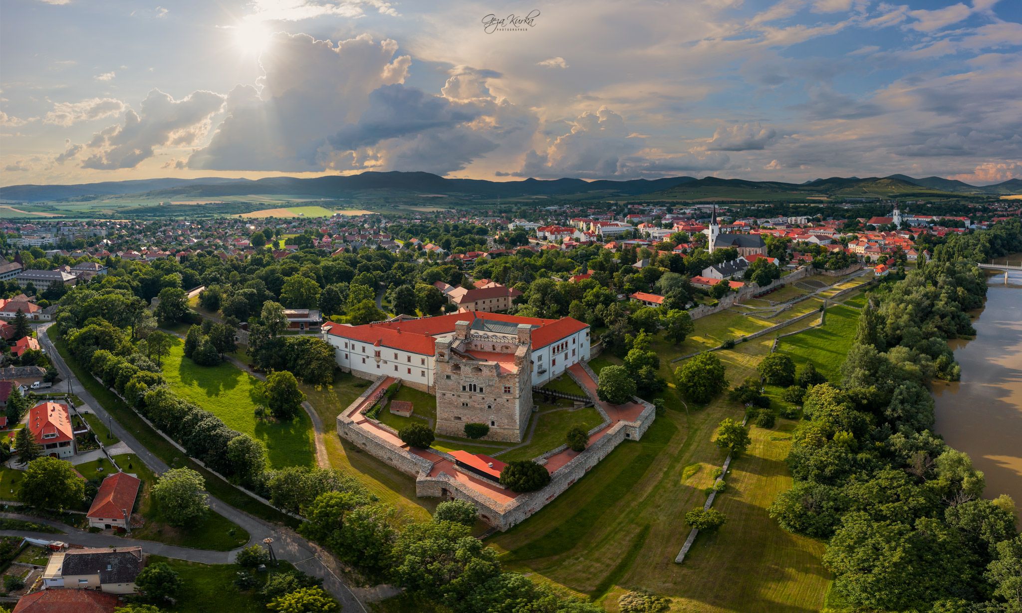 Rakoczi castle in Sárospatak, Hungary