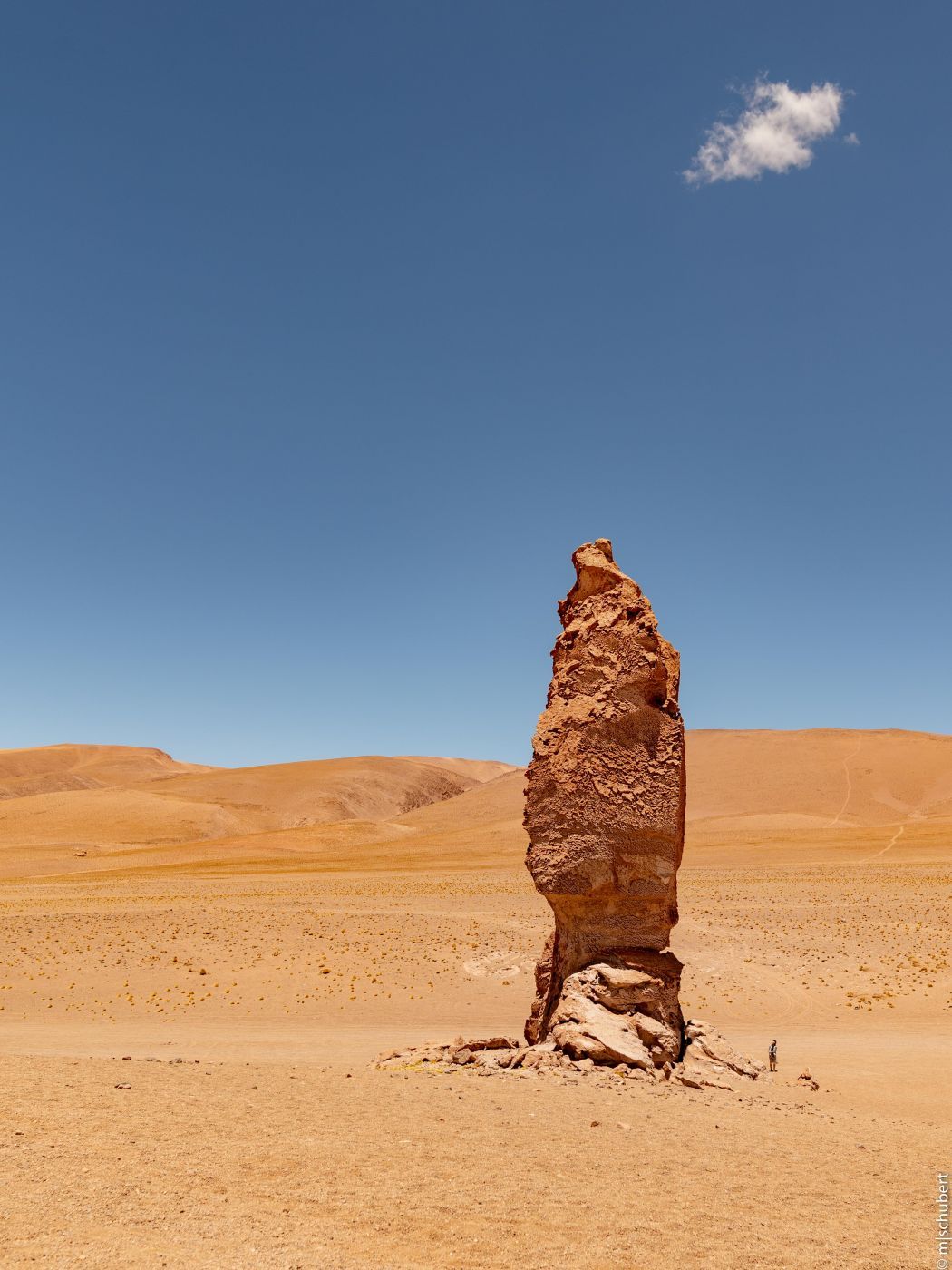Red stones in the Atacama desert, Chile