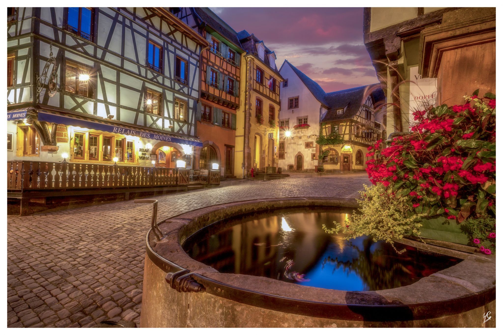 Streets of Riquewihr, France