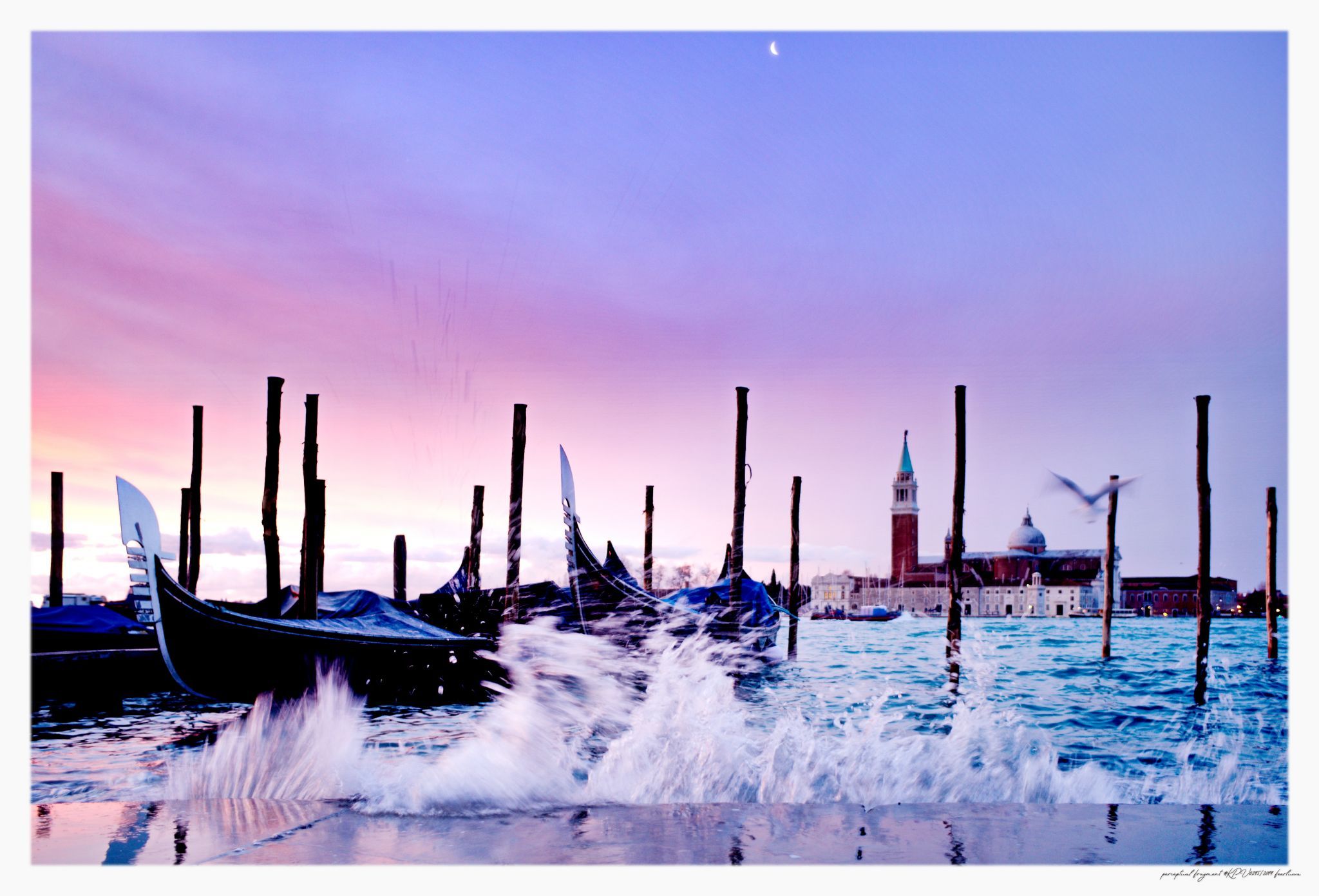 View to San Giorgio Maggiore, Venice, Italy