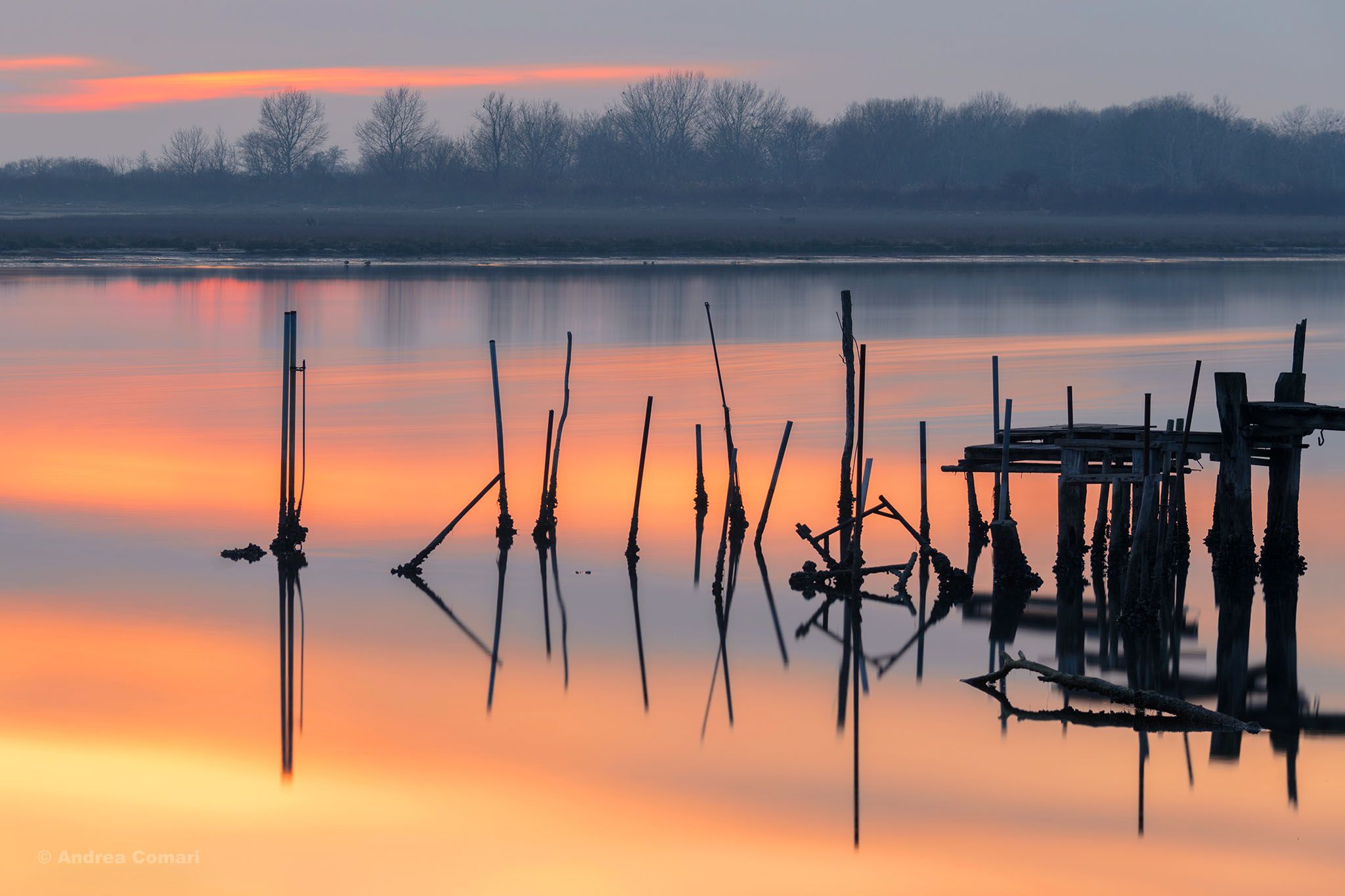 Riva Lunga Old Piers, Italy