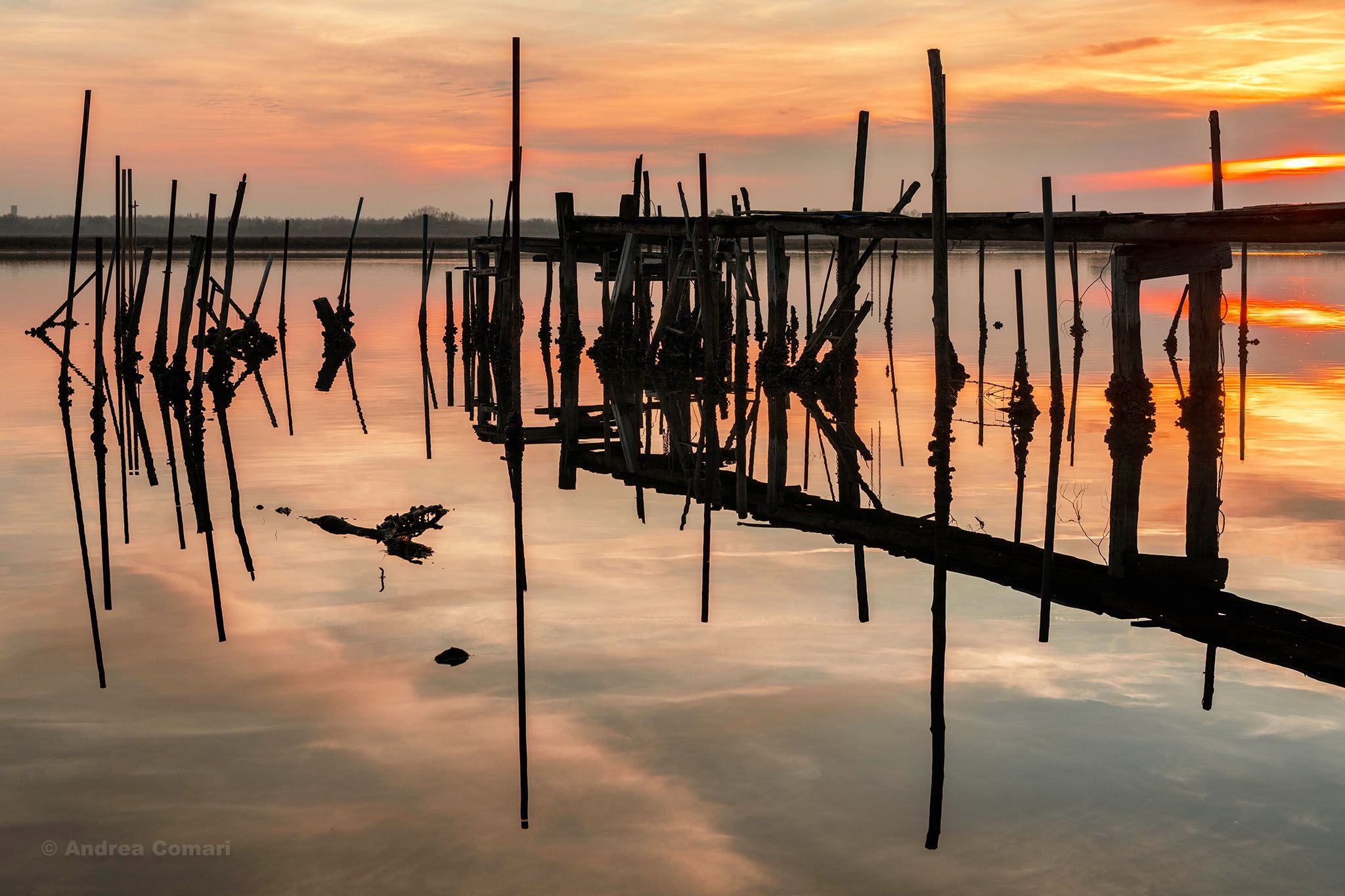 Riva Lunga Old Piers, Italy