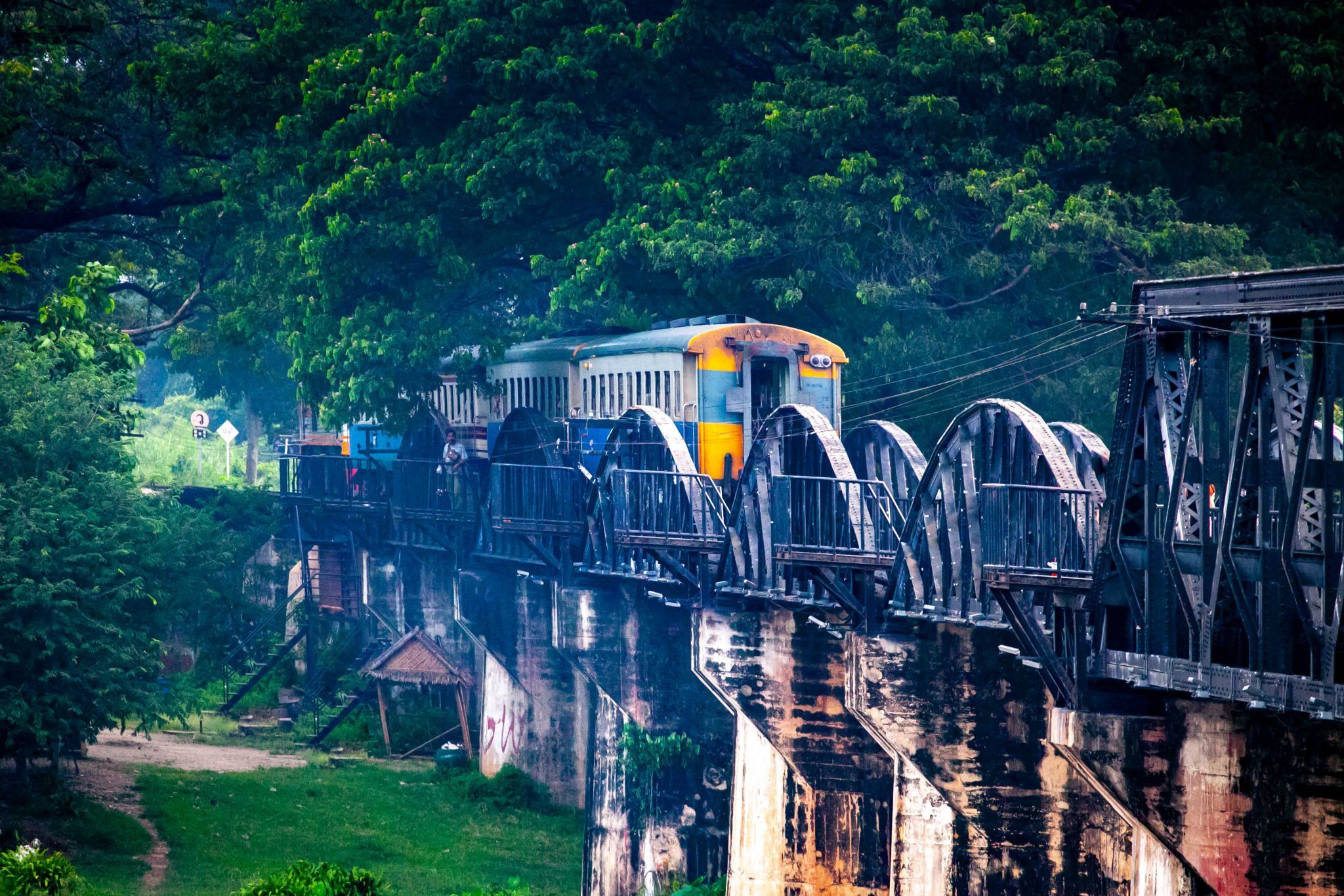 River Kwai Bridge Kanchanaburi, Thailand