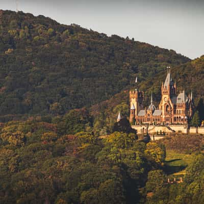 Drachenburg View, Bonn-Rodderberg, Germany