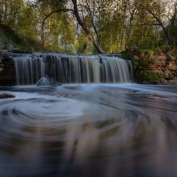 Sablinsky waterfall, Leningrad region, Russia, Russian Federation