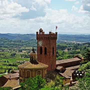 San Miniato Cathedral from Federico II Tower, Italy