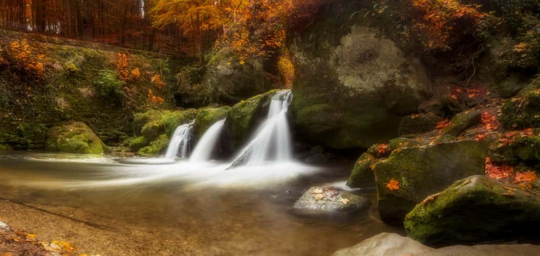 Classic View of Schiessentümpel Cascade