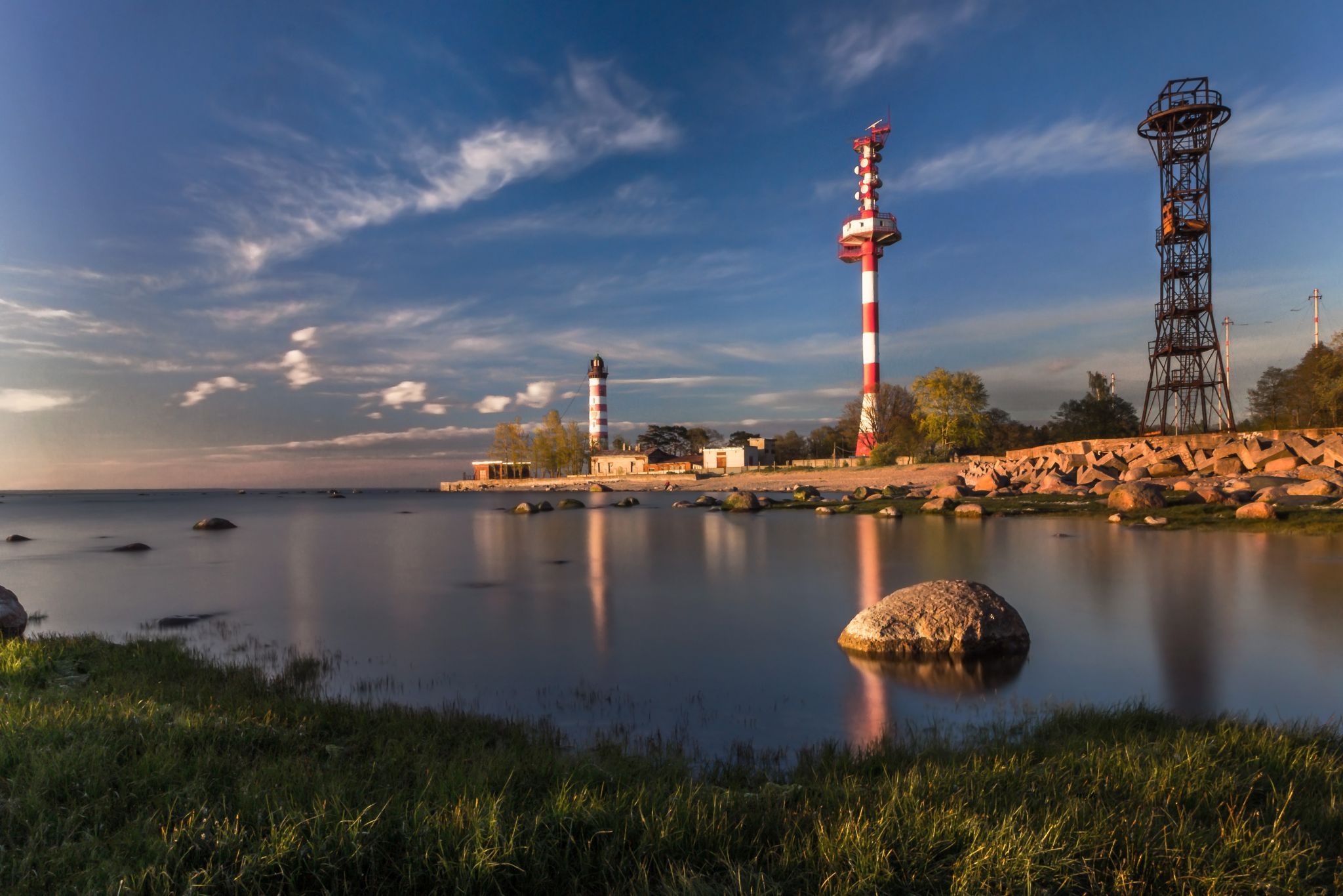 Shepelevsky lighthouse, Russian Federation