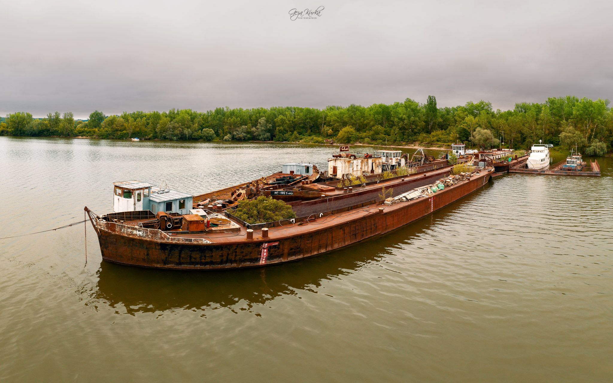 Shipwrecks in Danube bend, Hungary