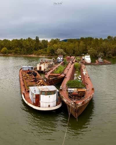 Shipwrecks in Danube bend