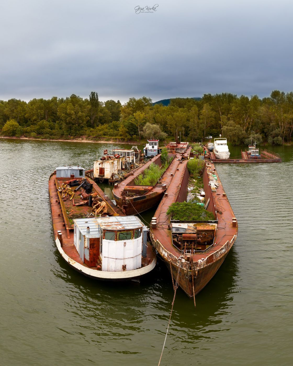 Shipwrecks in Danube bend, Hungary