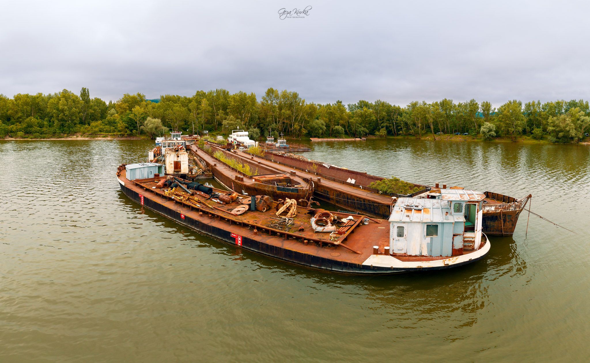 Shipwrecks in Danube bend, Hungary
