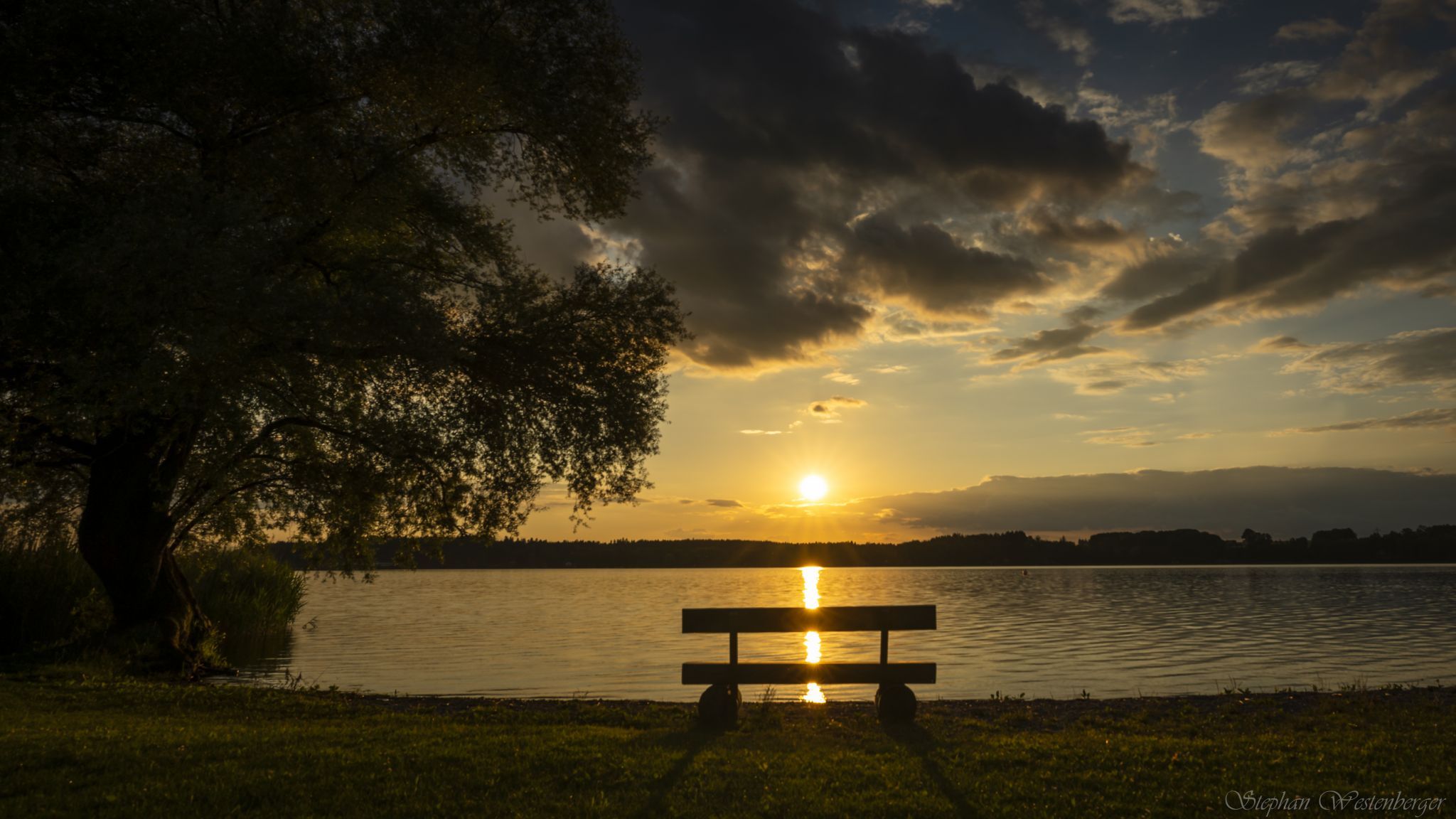 Simsee (Sunset), Germany