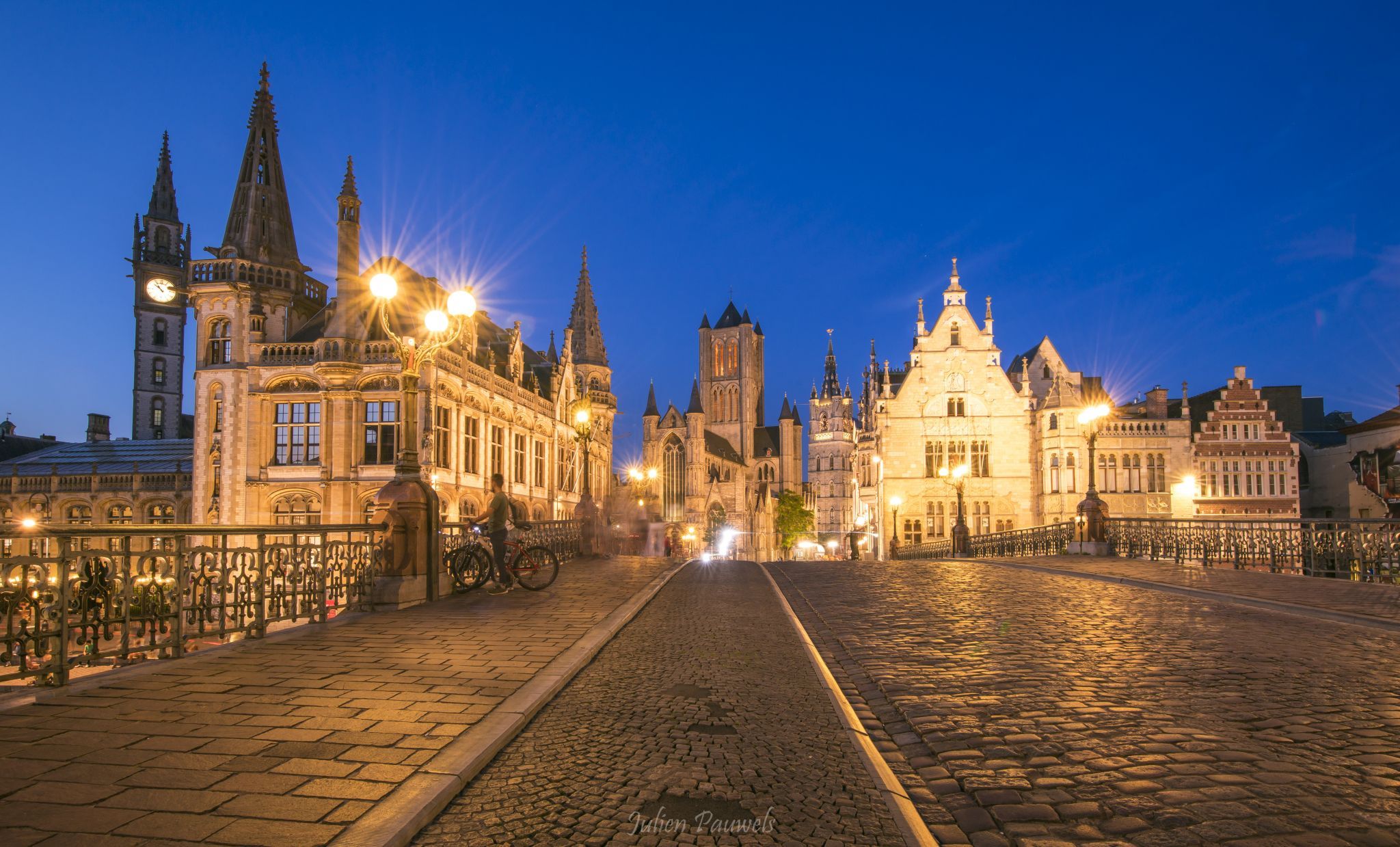 Bridge St-Michiels, Ghent, Belgium