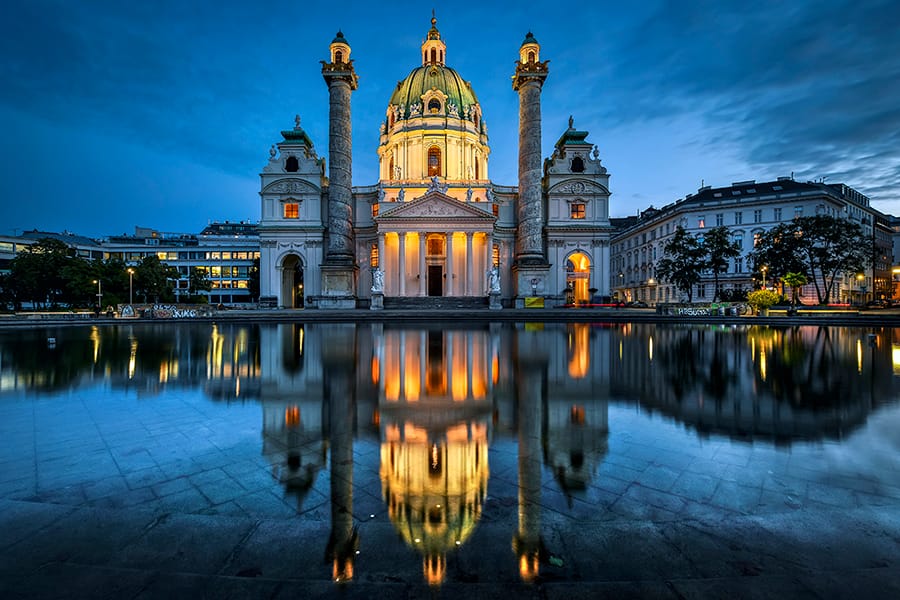 St. Charles Church, Vienna , Austria