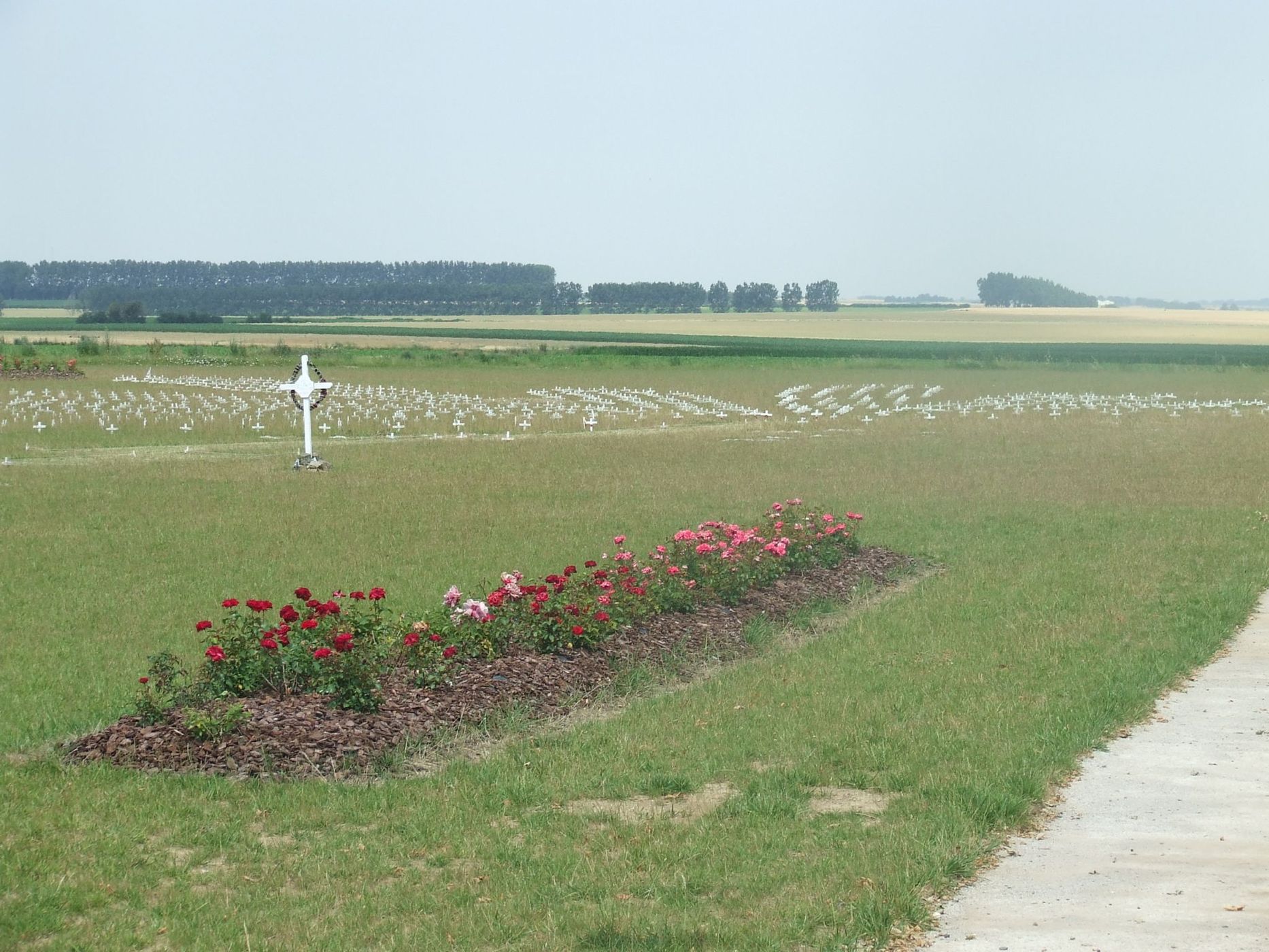 Tank memorial and WW1 animal memorial, France