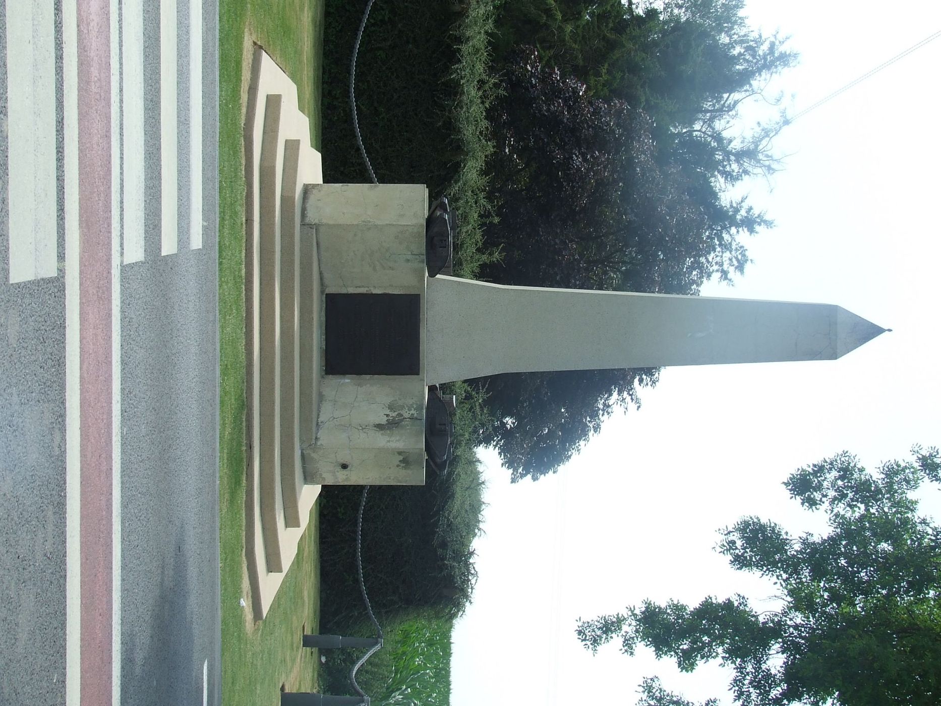 Tank memorial and WW1 animal memorial, France