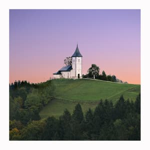 The church St. Primoz, Jamnik Slovenia