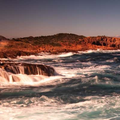 The coastline at Boat Harbour, North Coast NSW, Australia