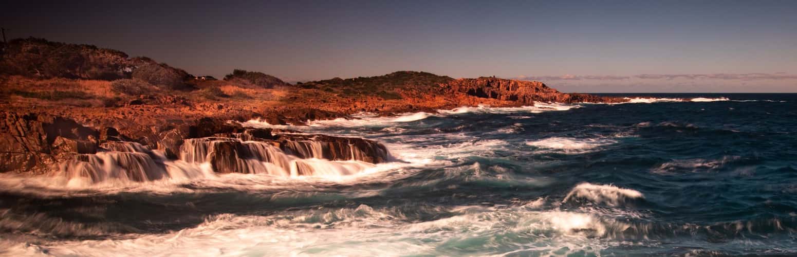 The coastline at Boat Harbour, North Coast NSW