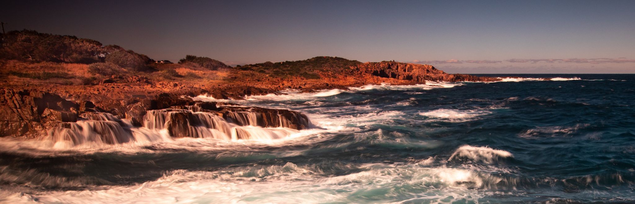 The coastline at Boat Harbour, North Coast NSW, Australia