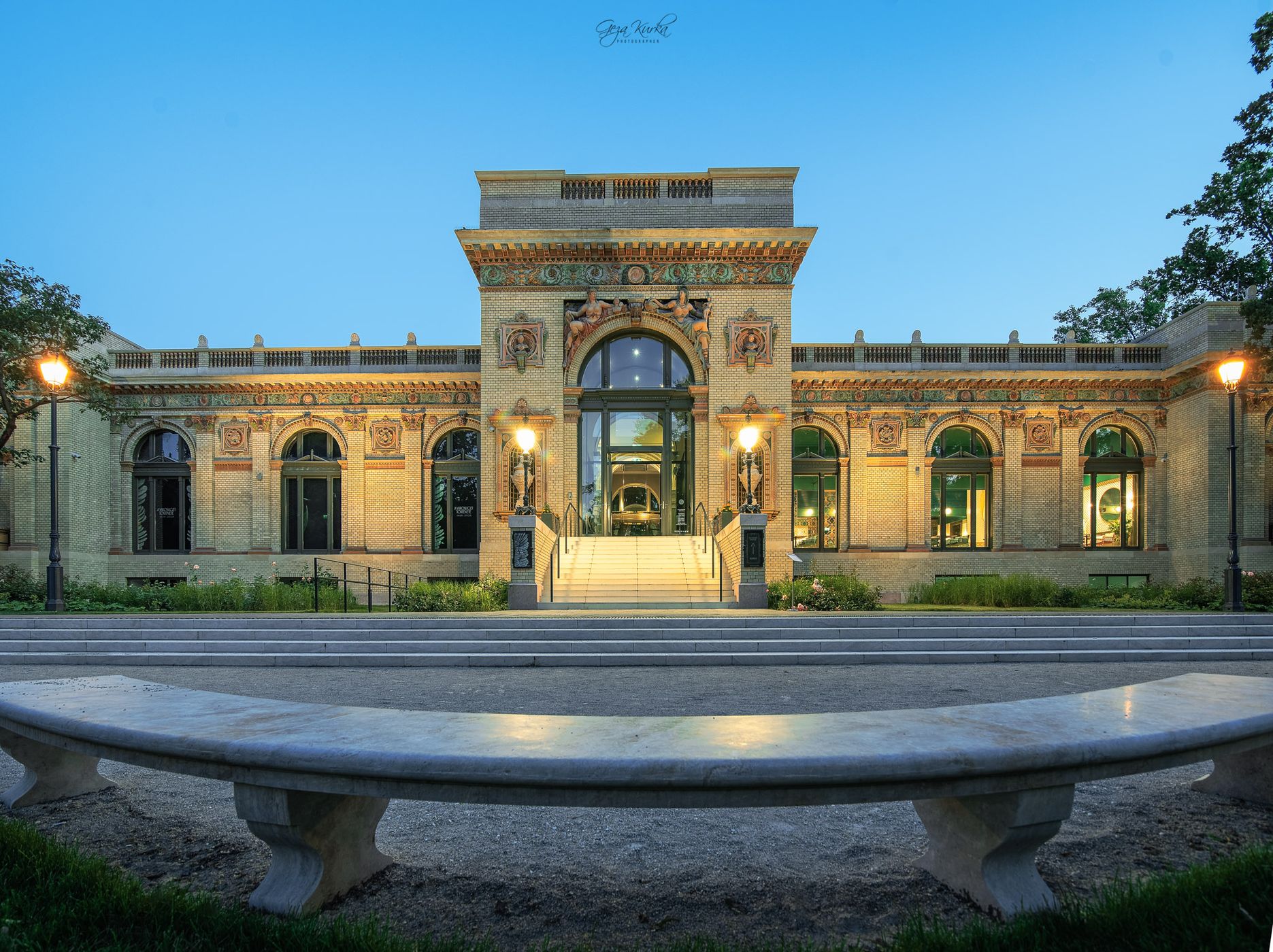 The millenium house in City park of Budapest, Hungary
