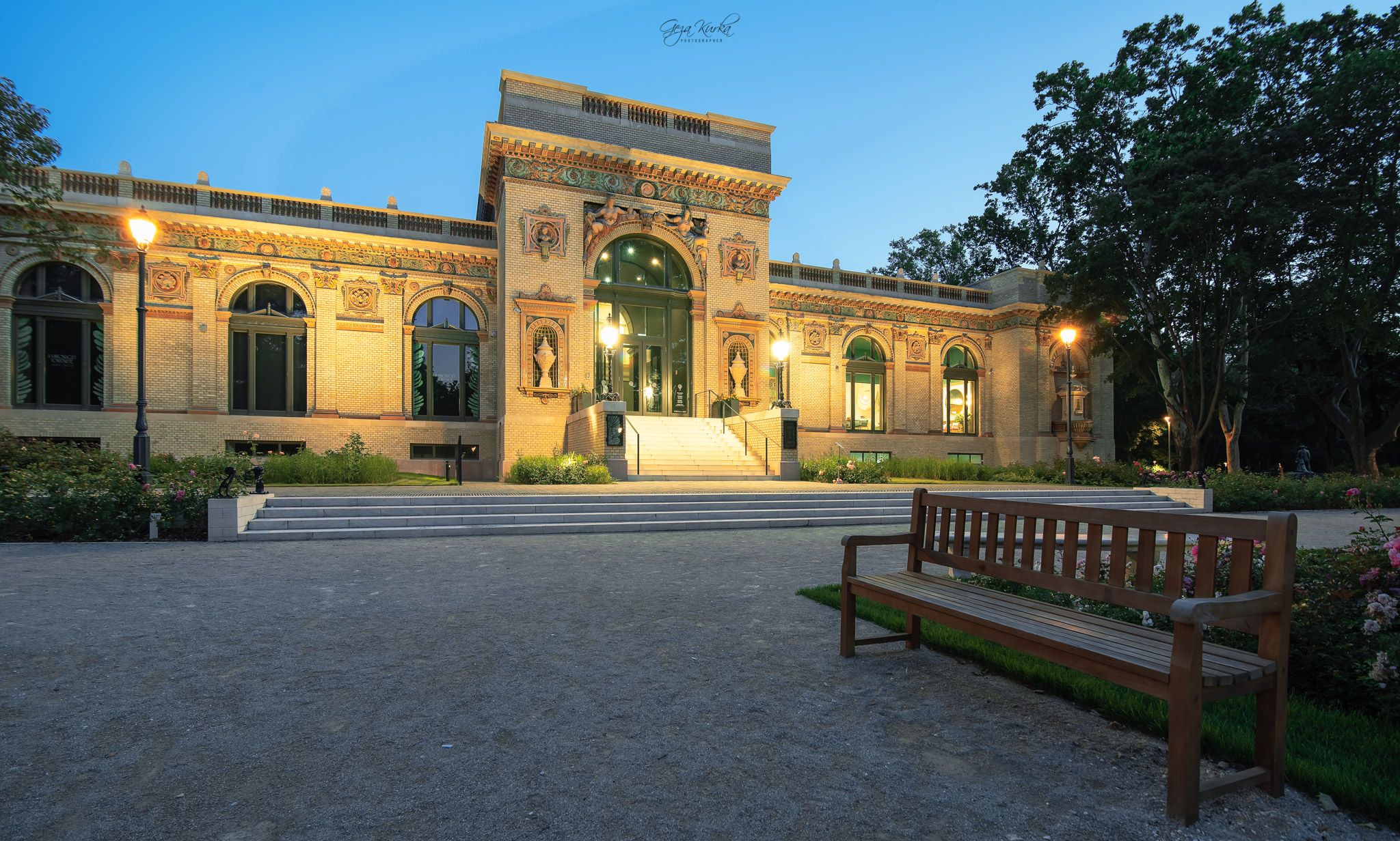 The millenium house in City park of Budapest, Hungary