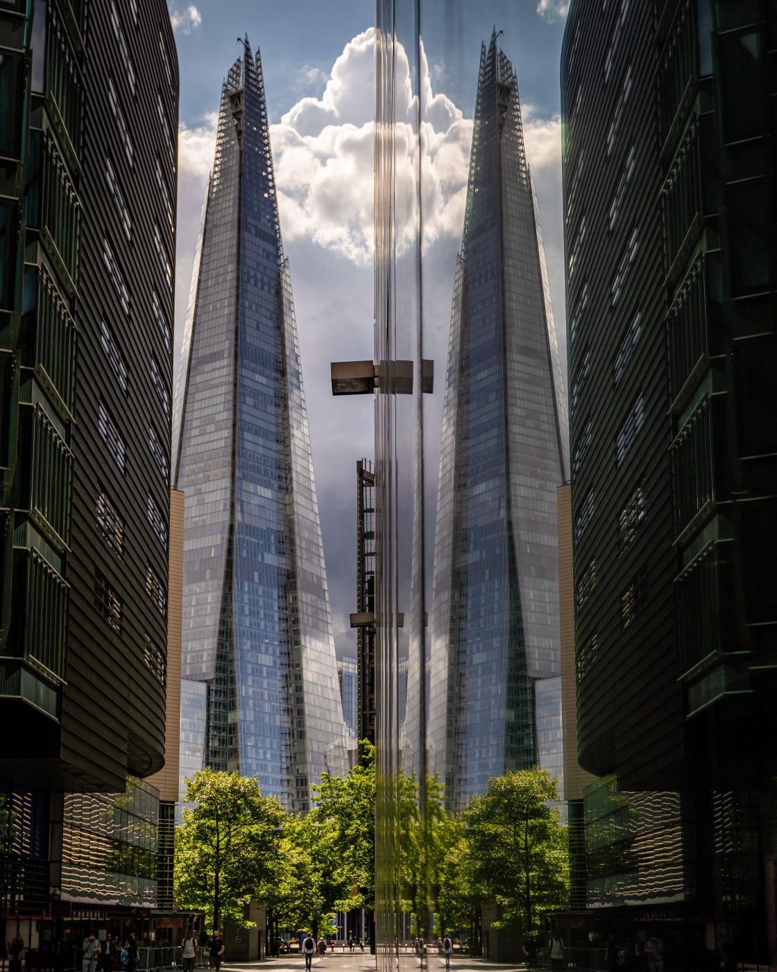 The Shard reflection, United Kingdom