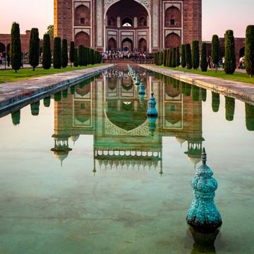 The Taj Mahal Gateway, Agra, India
